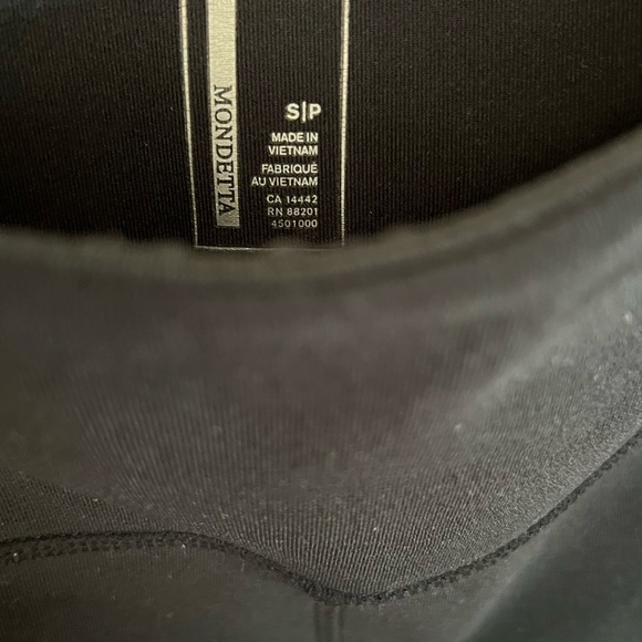 🍓 2 for $13 MONDETTA Black Leggings Size Small - Picture 9 of 9